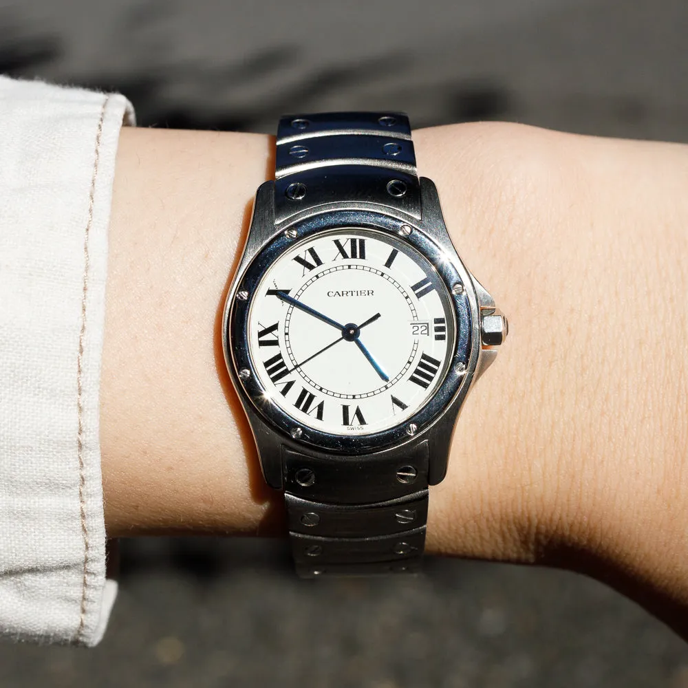 CARTIER MM Santos Ronde Ref.1561