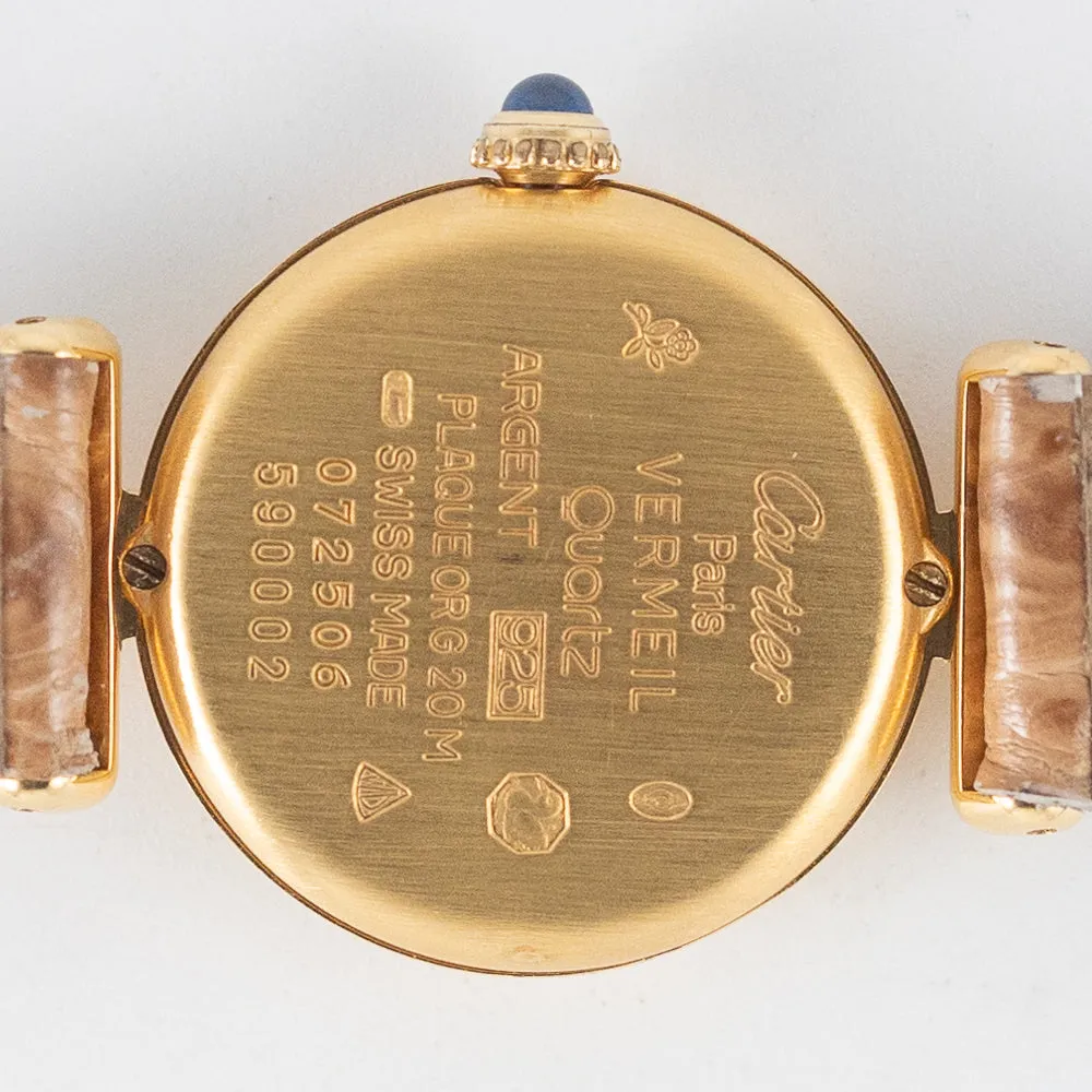 CARTIER SM MUST DE COLISEE REF.590002 with BOX