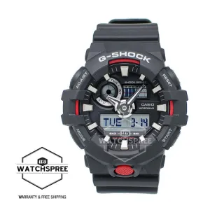 Casio G-Shock New GA-700 Black Resin Band Watch GA700-1A