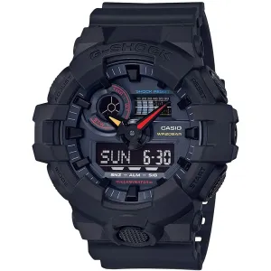 Casio Men's G-Shock Black Resin Band Black Analog-Digital Dial Quartz Watch - GA-700BMC-1ACR