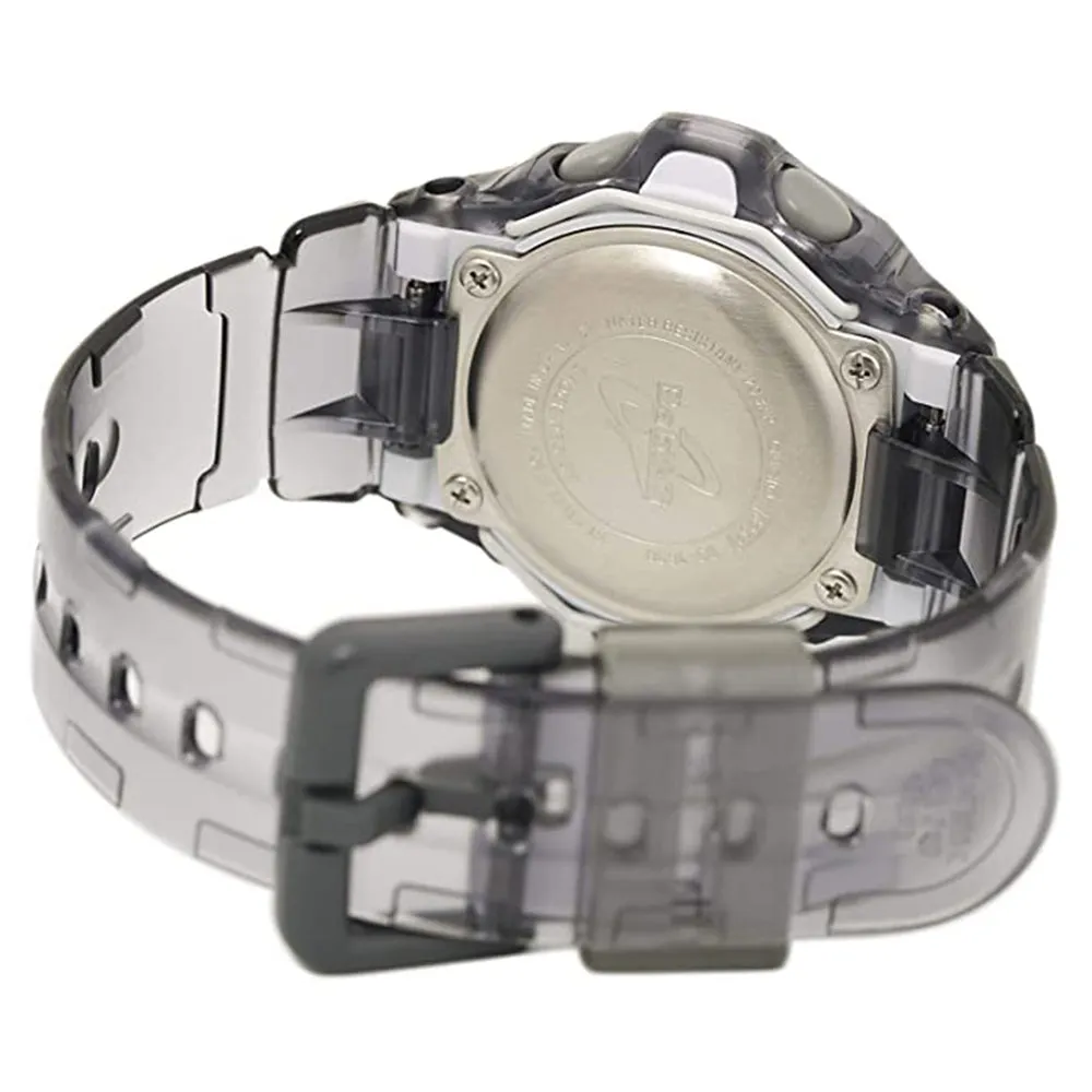 Casio Unisex Gray Dial Resin Band Baby G Shock Quartz Watch - BG-169R-8BCR