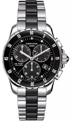 Certina Watch DS First Lady Ceramic Chrono Quartz