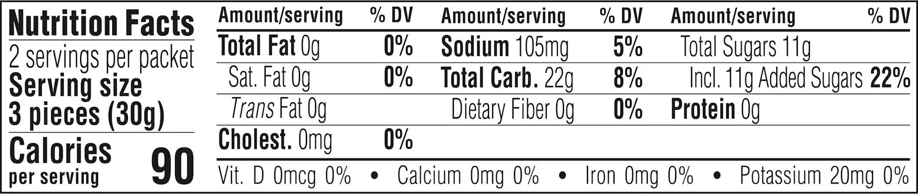 Clif Bar Bloks Sours - Strawberry Lemonade