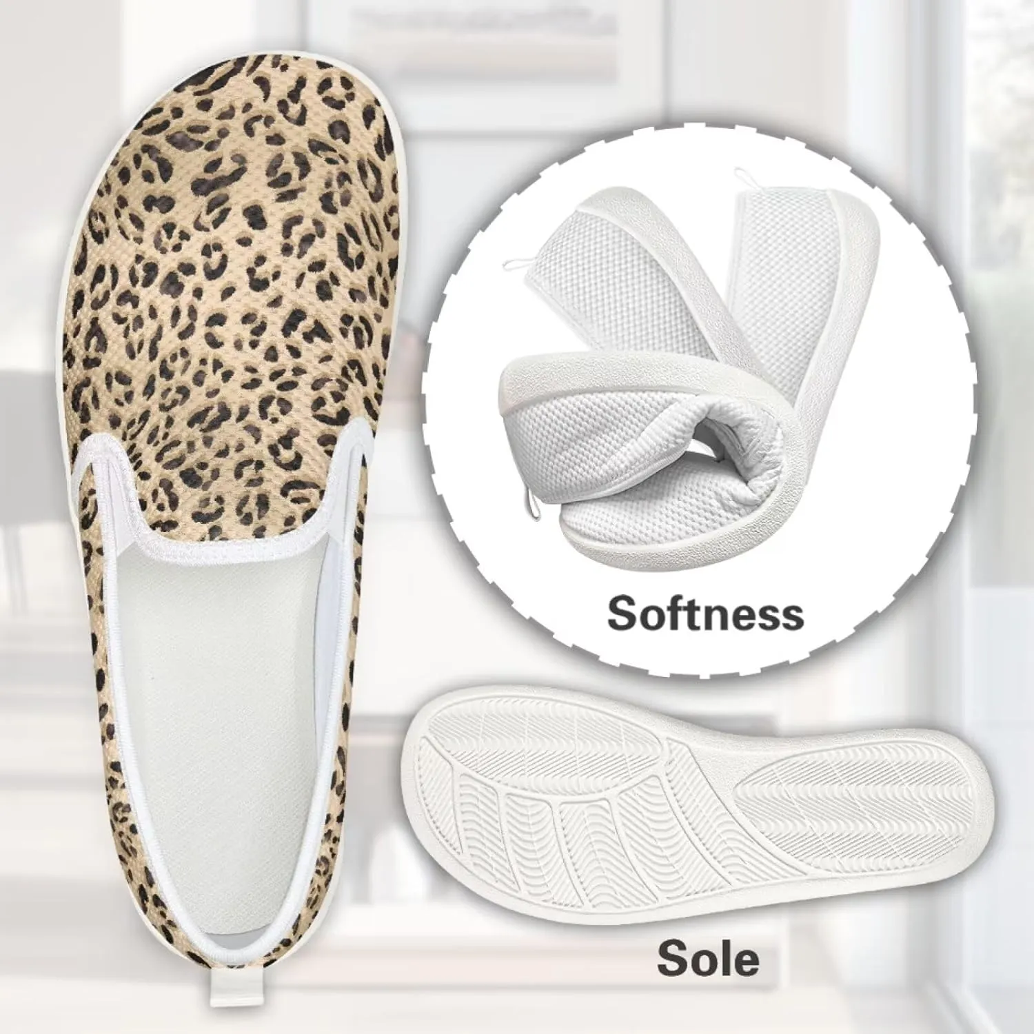 Comfy Walking Shoes for Women Slip On Casual Hand Free Flats Mesh Sneaker Breathable Gym Workout Running Dressy Wide Width Size 5.5-10.5