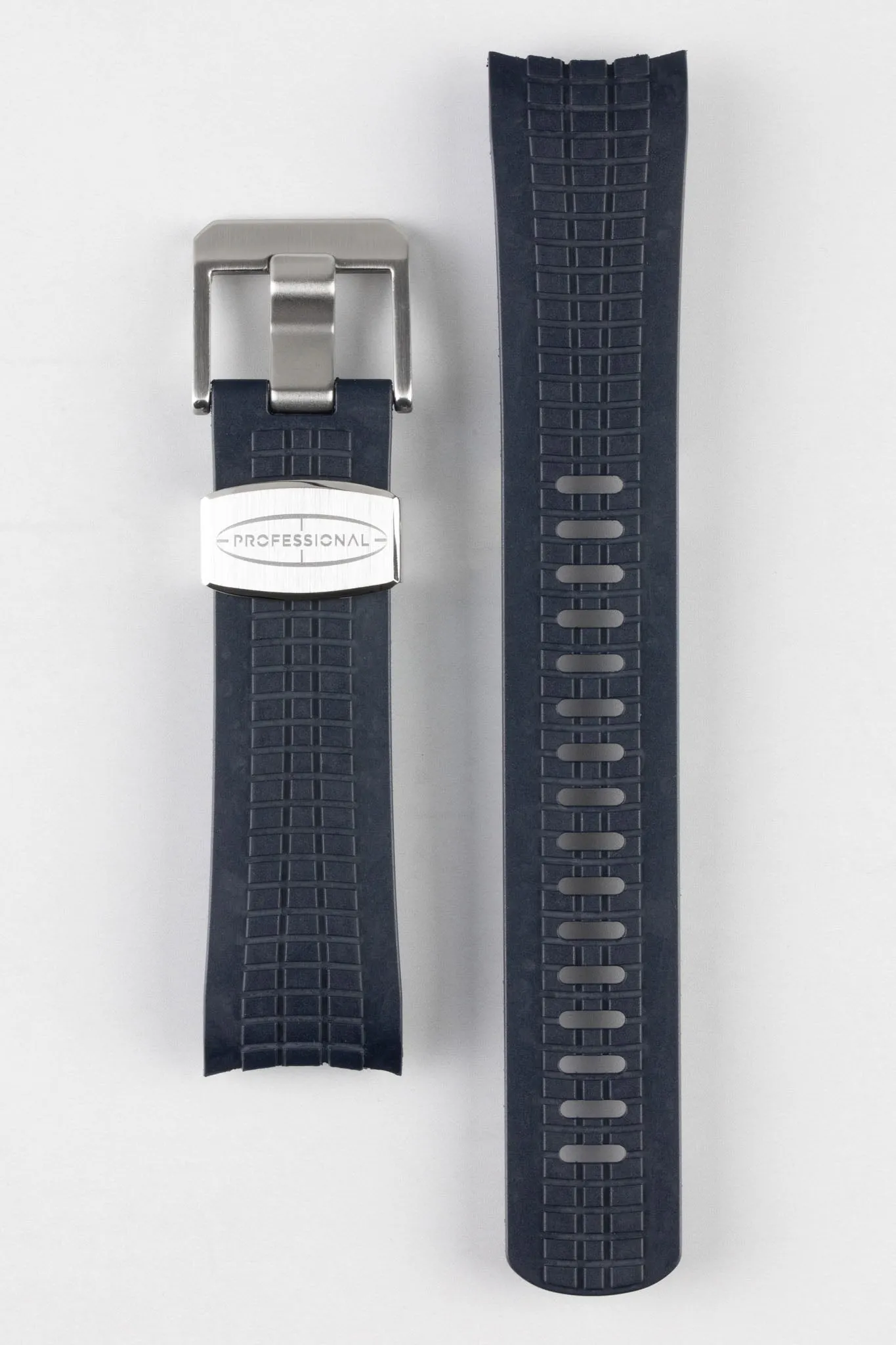 CRAFTER BLUE CB11 'Aquanaut' Rubber Watch Strap for Seiko SKX Series – DARK BLUE