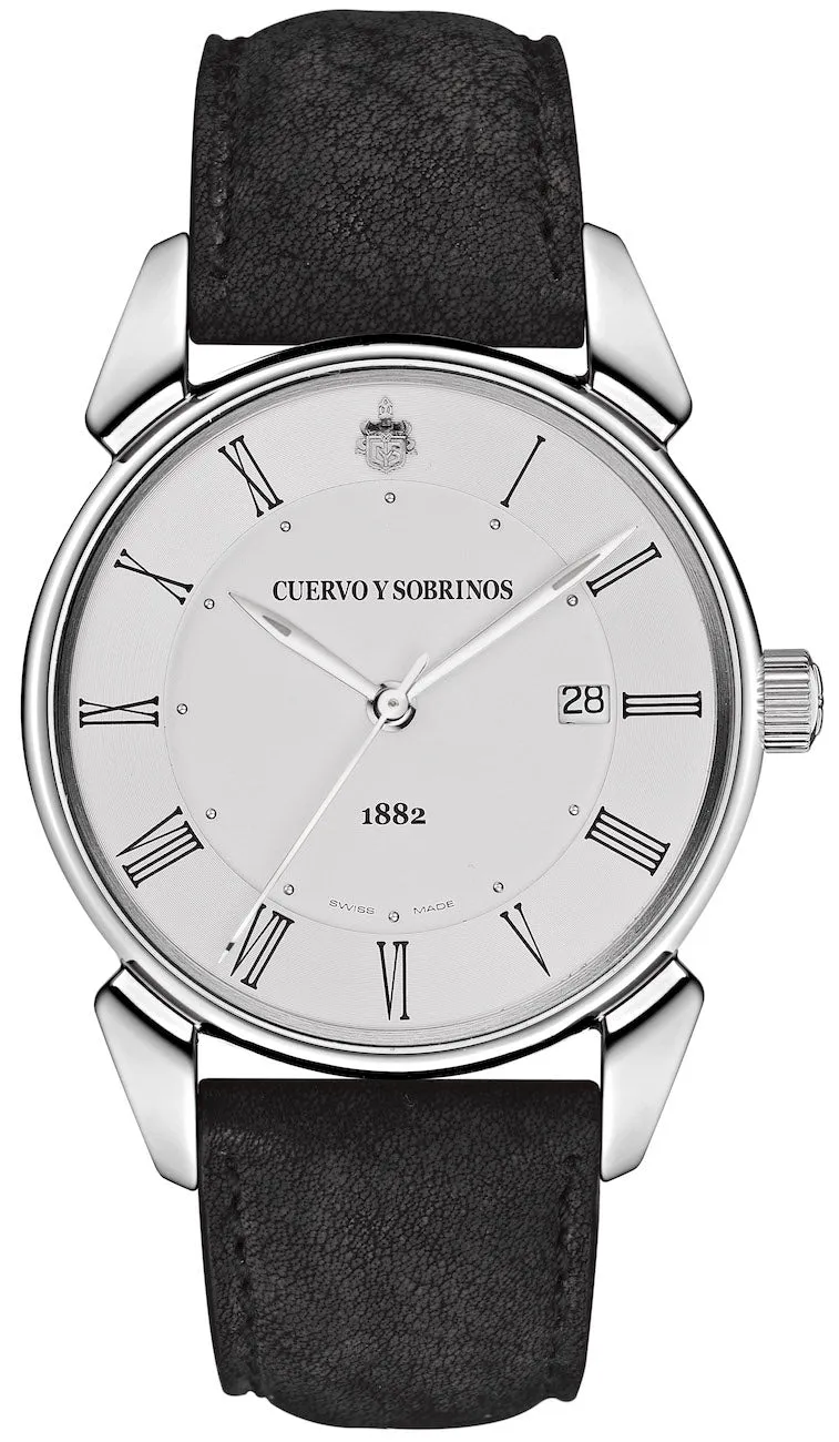 Cuervo y Sobrinos Watch Historiador Central Seconds