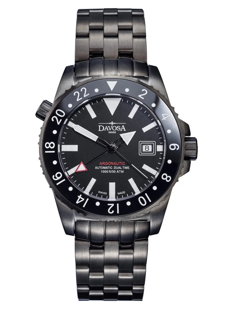 Davosa Watch Argonautic Dual Time GMT Gun