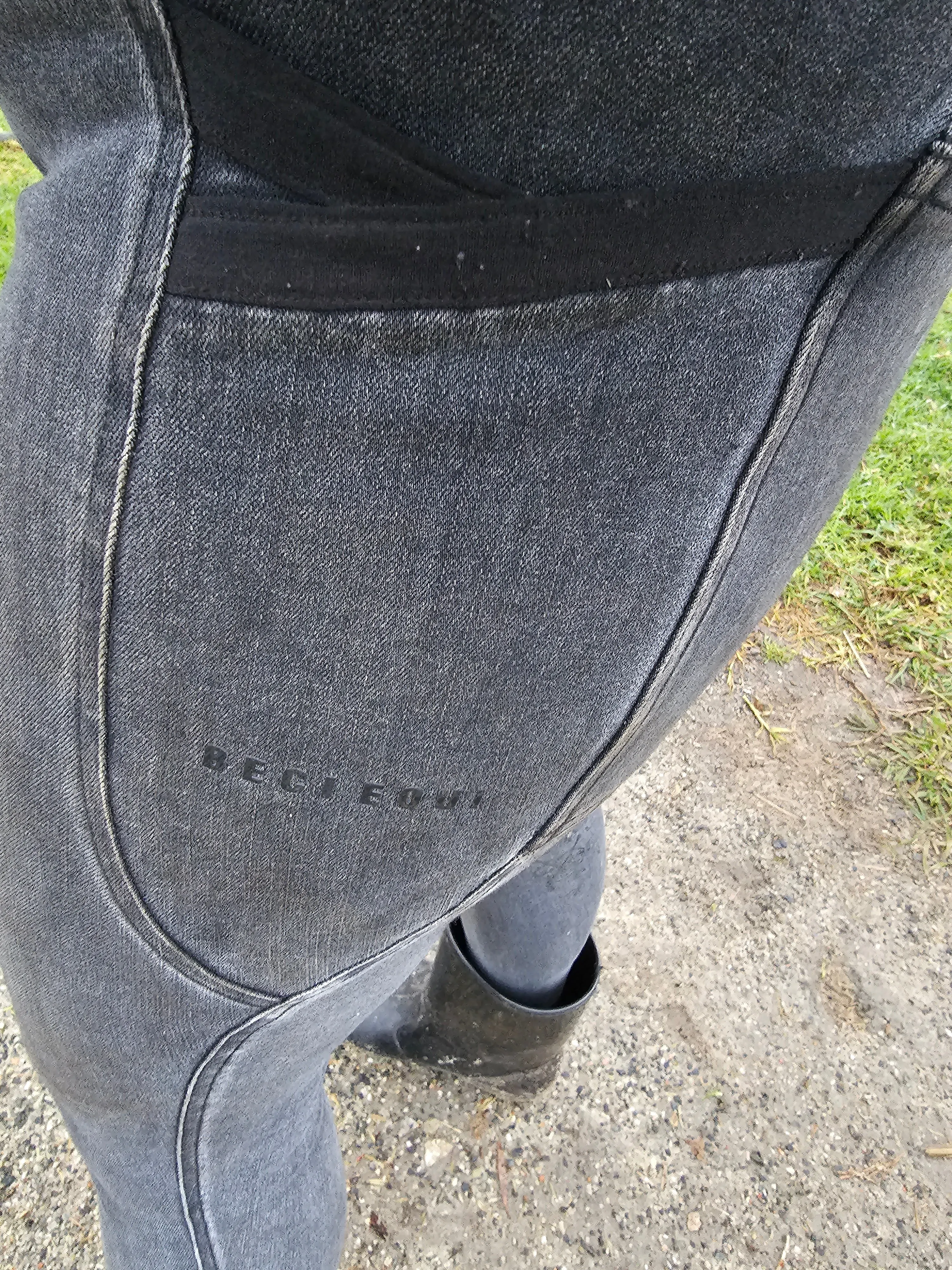 Denim Hybrid Breeches - Medusa No Grip LONG Length