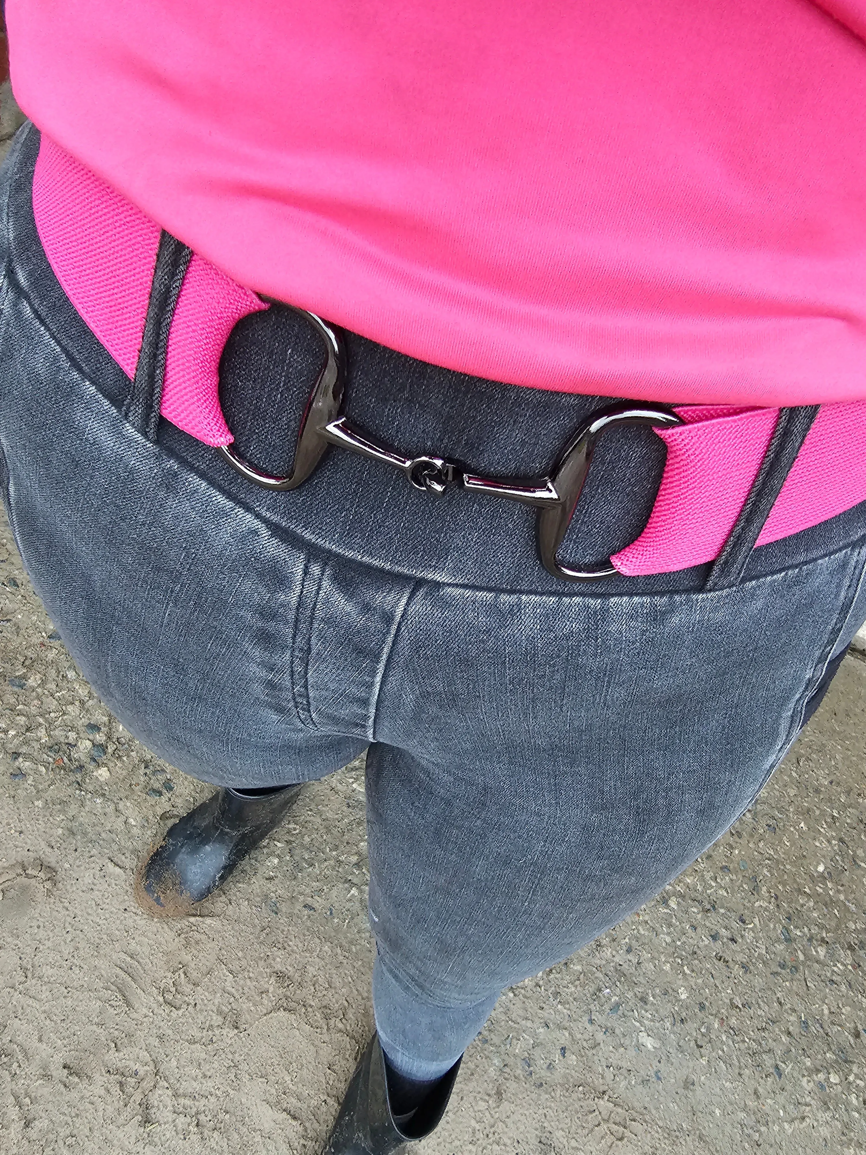Denim Hybrid Breeches - Medusa No Grip LONG Length