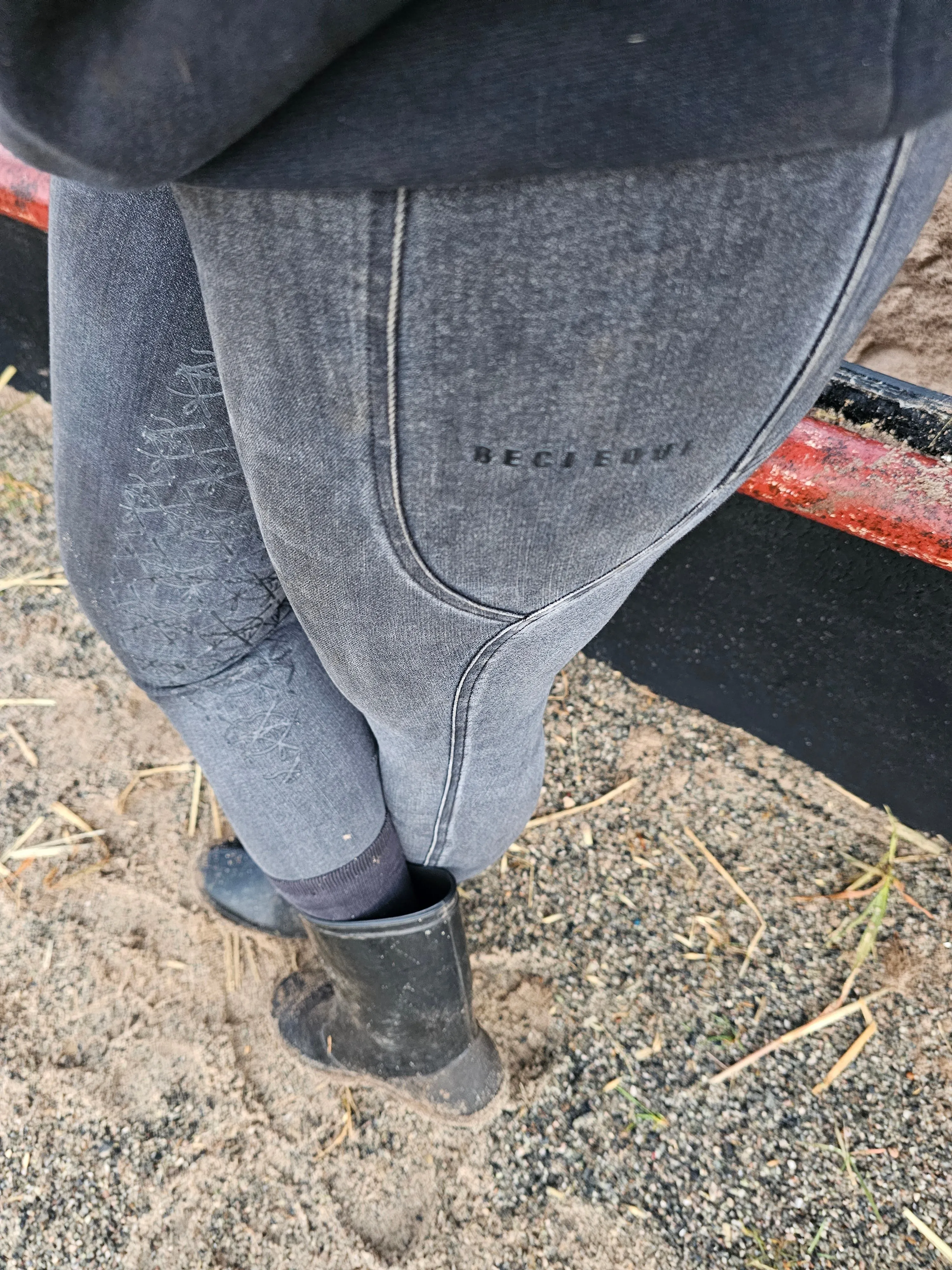 Denim Hybrid Breeches - Medusa No Grip LONG Length