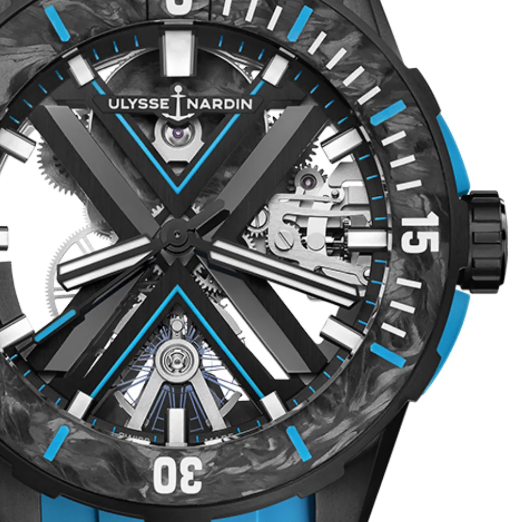 DIVER X SKELETON 44MM BLACK DLC TITANIUM