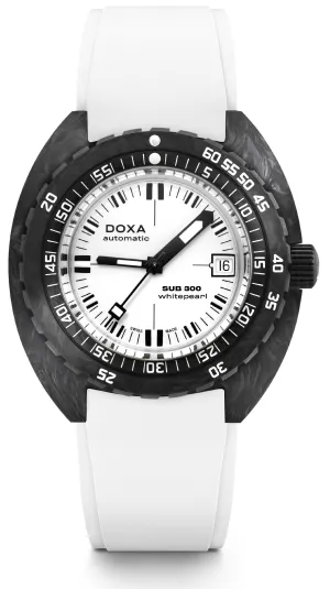 Doxa SUB 300 Whitepearl Carbon