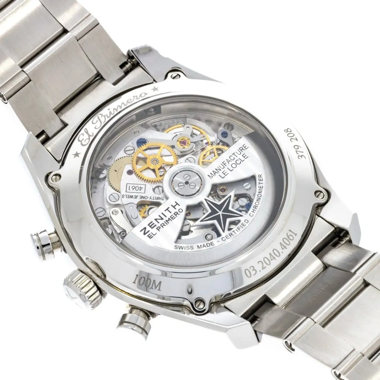 El Primero Chronomaster Open Heart in Stainless Steel.