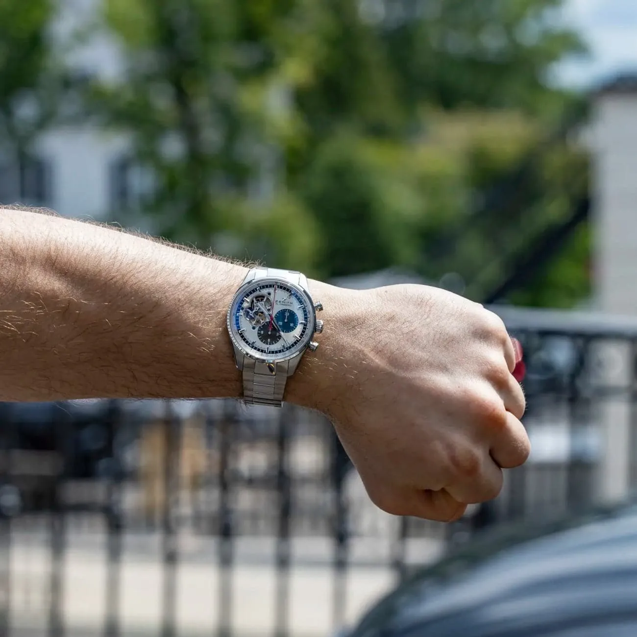El Primero Chronomaster Open Heart in Stainless Steel.