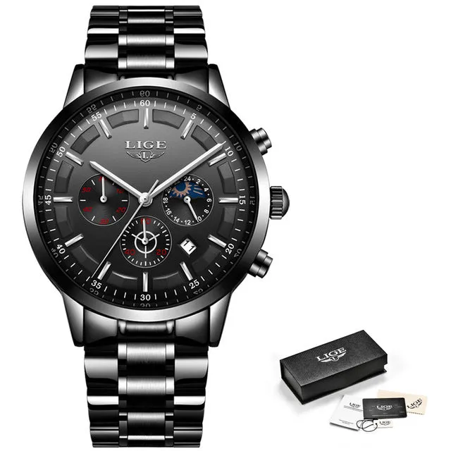 Fashion Sport Quartz Mens Watches - Luxury Business Waterproof Watch Relogio Masculino