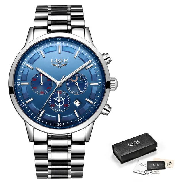 Fashion Sport Quartz Mens Watches - Luxury Business Waterproof Watch Relogio Masculino