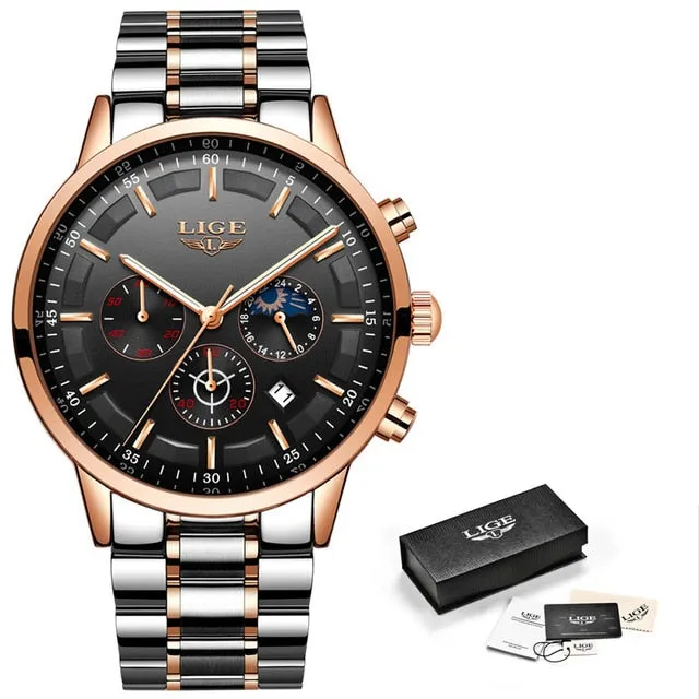 Fashion Sport Quartz Mens Watches - Luxury Business Waterproof Watch Relogio Masculino