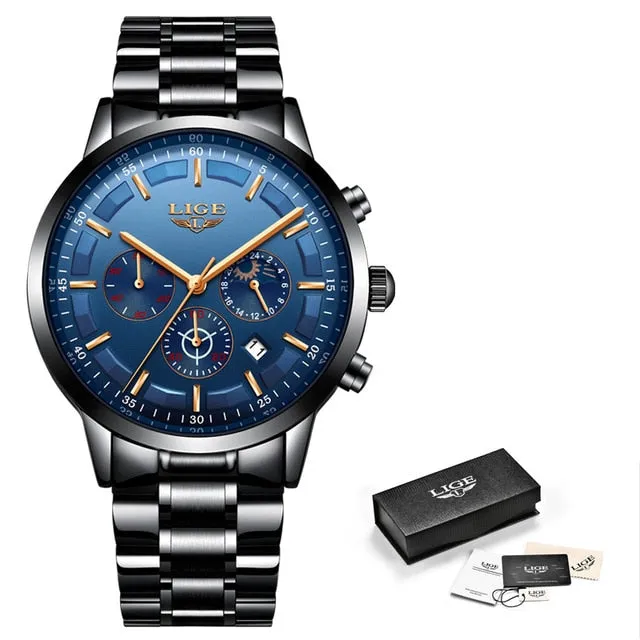 Fashion Sport Quartz Mens Watches - Luxury Business Waterproof Watch Relogio Masculino