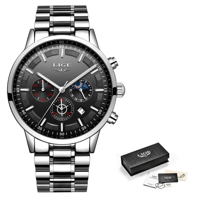 Fashion Sport Quartz Mens Watches - Luxury Business Waterproof Watch Relogio Masculino