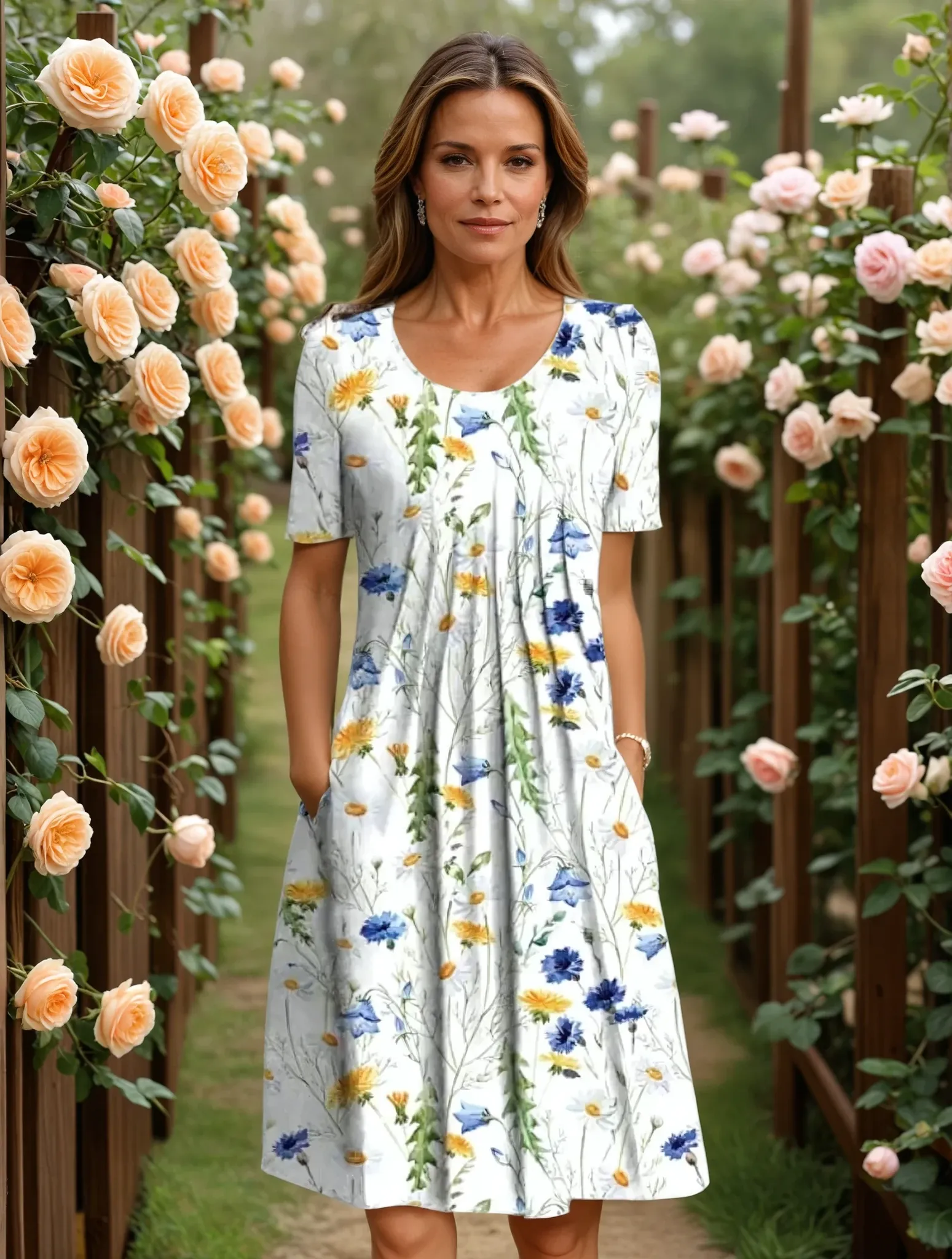 Flowing Elegance Long Dress