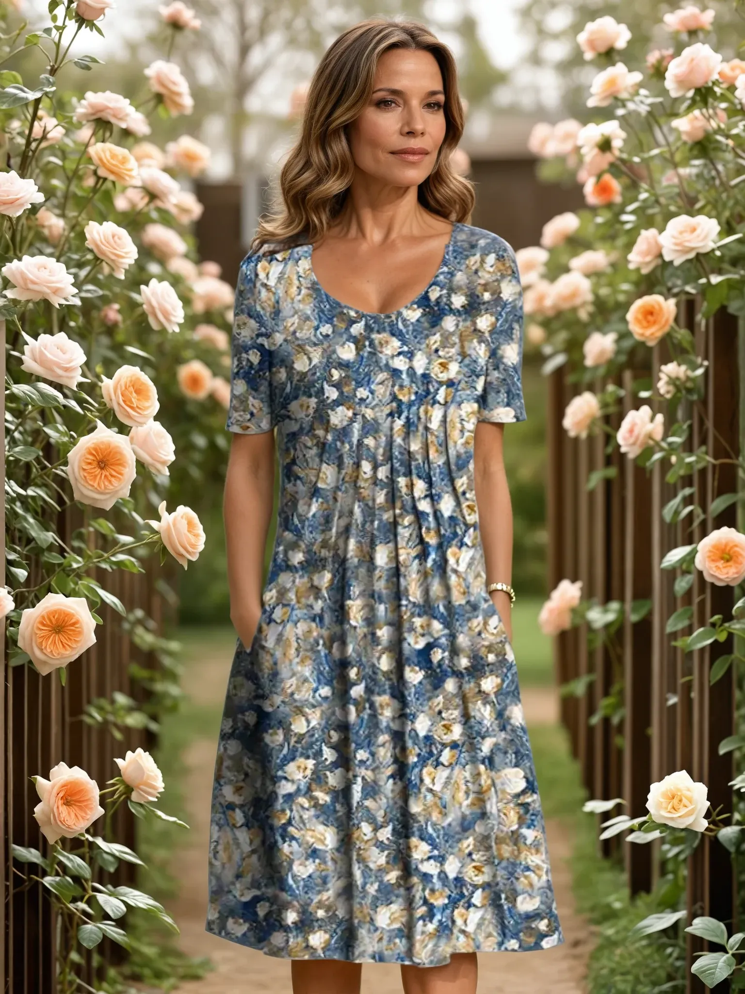 Flowing Elegance Long Dress