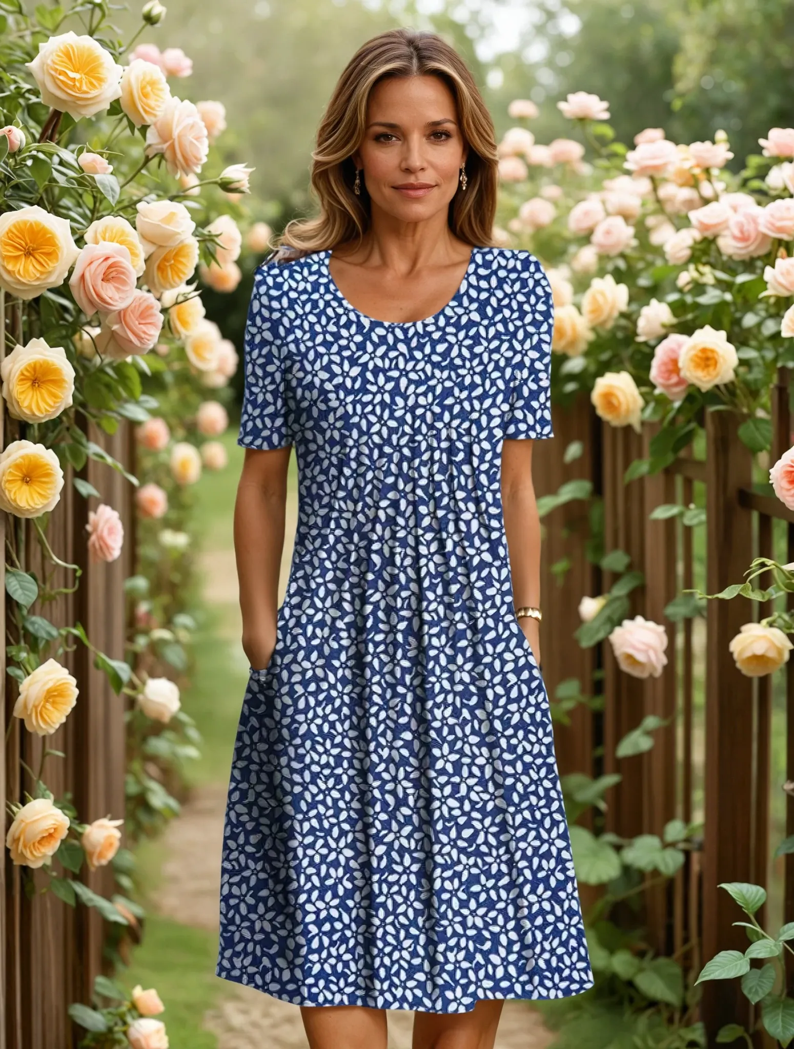 Flowing Elegance Long Dress