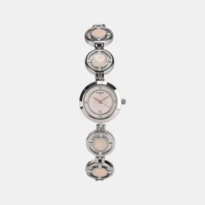Fria Women Pink Analog Stainless Steel Watch TWEL12200T