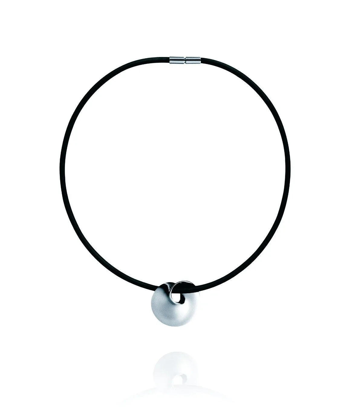Georg Jensen Mobius Sterling Silver Pendant Necklace
