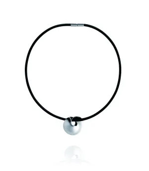 Georg Jensen Mobius Sterling Silver Pendant Necklace