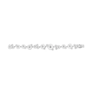 Georg Jensen Silver Enamel Daisy Bracelet