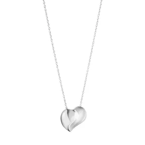 Georg Jensen Silver Heart Necklace