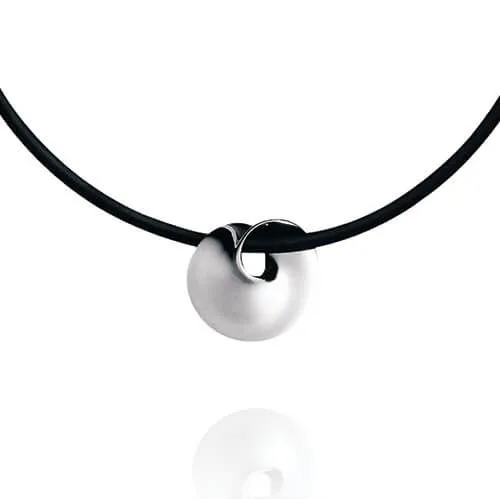 Georg Jensen Silver Mobius Pendant