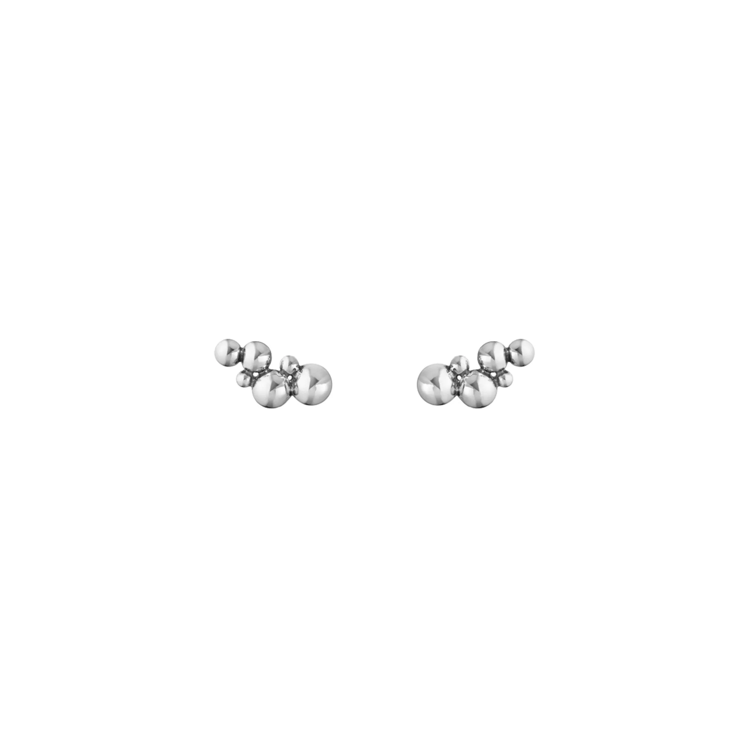 Georg Jensen Silver Moonlight Grapes Ear Cuffs