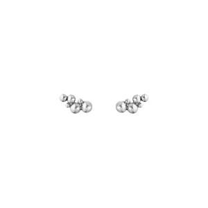 Georg Jensen Silver Moonlight Grapes Ear Cuffs