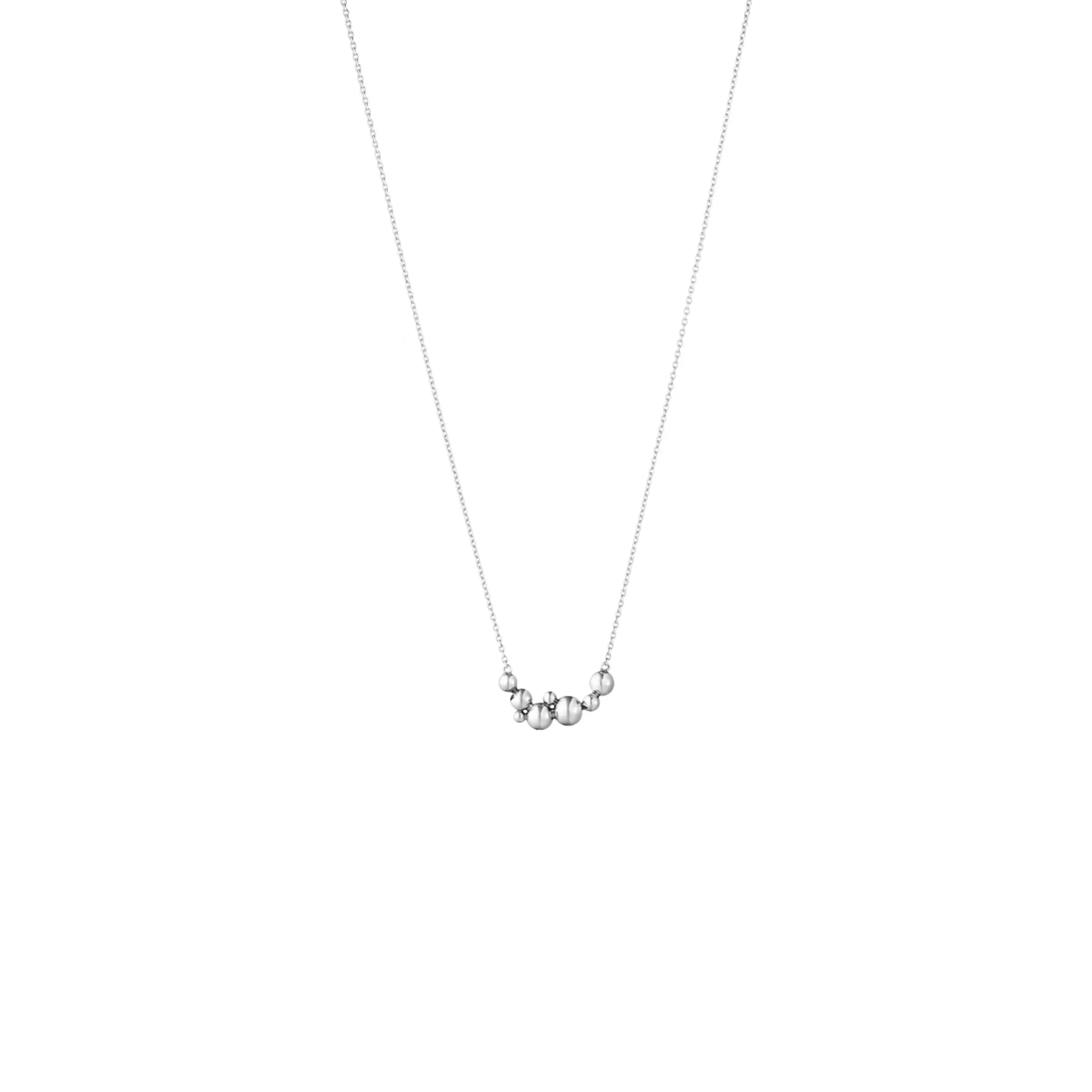Georg Jensen Silver Moonlight Grapes Necklace
