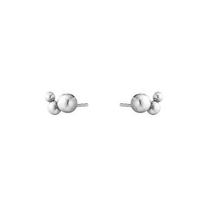 Georg Jensen Silver Moonlight Grapes Stud Earrings