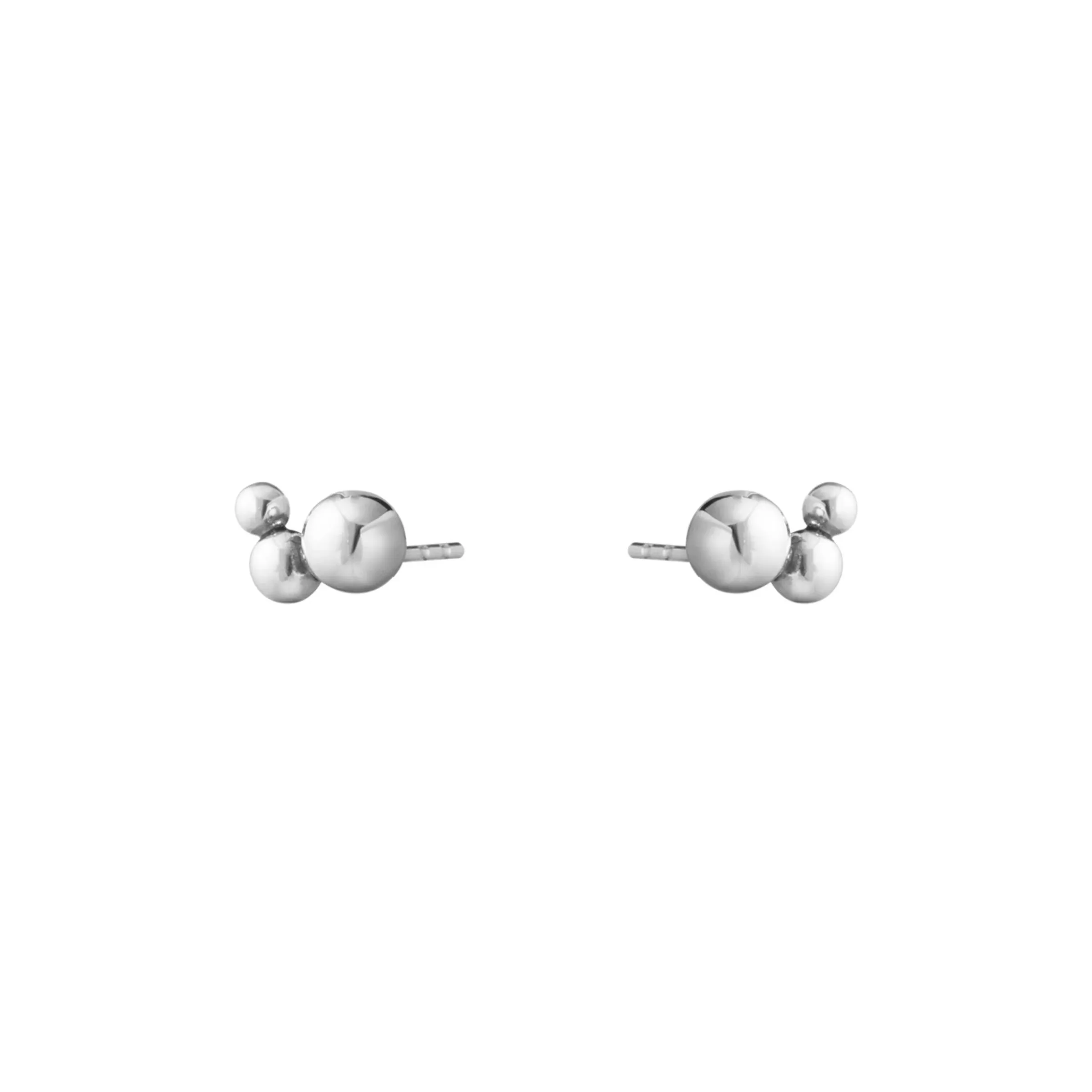 Georg Jensen Silver Moonlight Grapes Stud Earrings