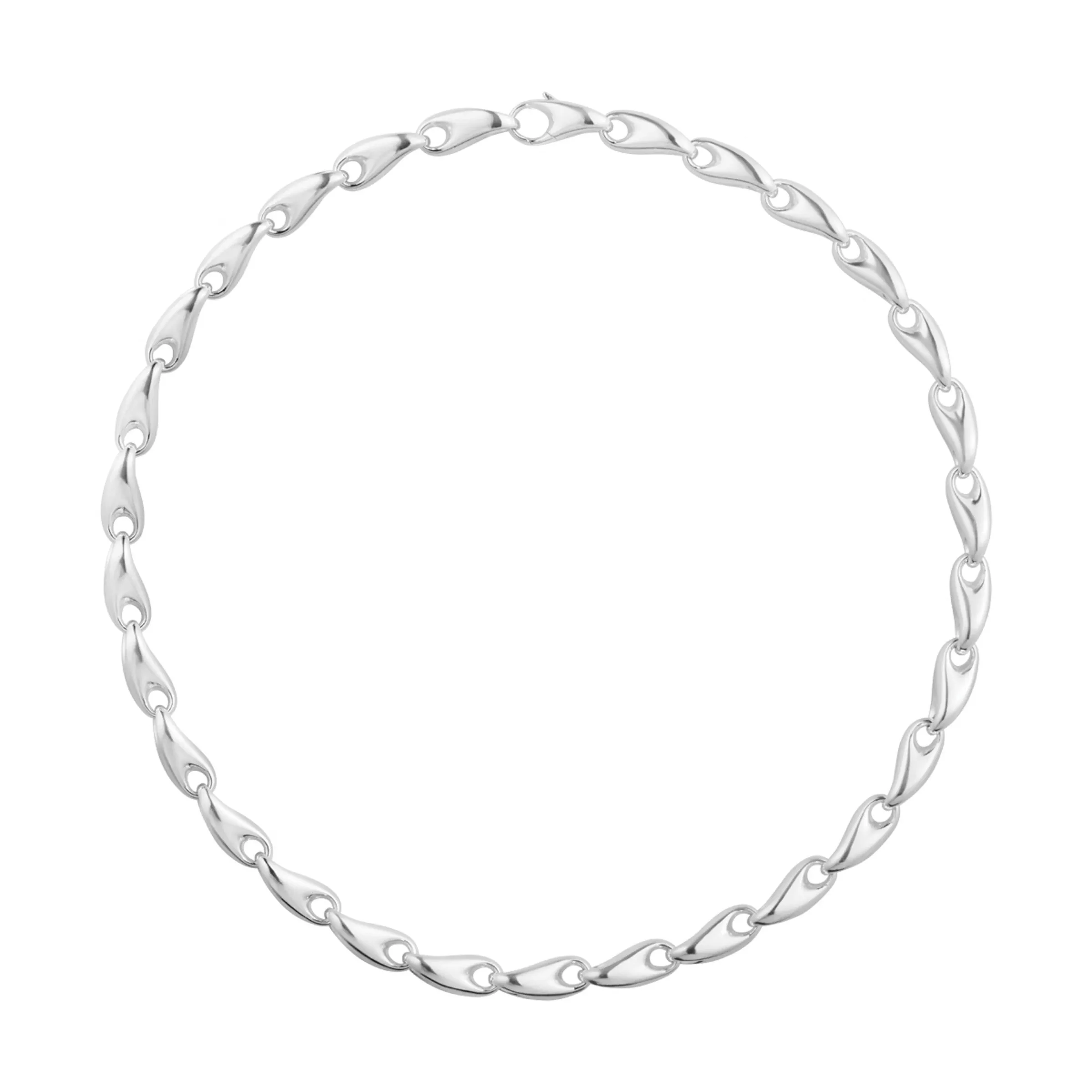 Georg Jensen Silver Reflect Necklace - Medium