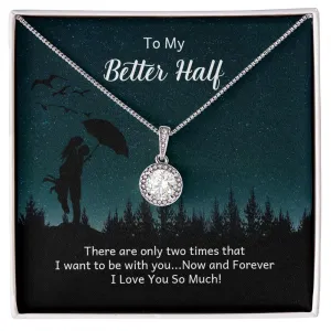 Gifts for Girlfriend, Fiance, Wife Necklace Gift, Cubic Zirconia Jewelry for Her