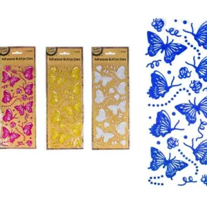 Glitter Butterfly Stickers