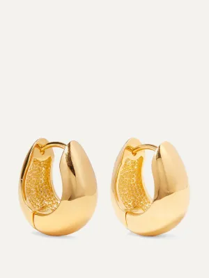 Gold vermeil hoop earrings