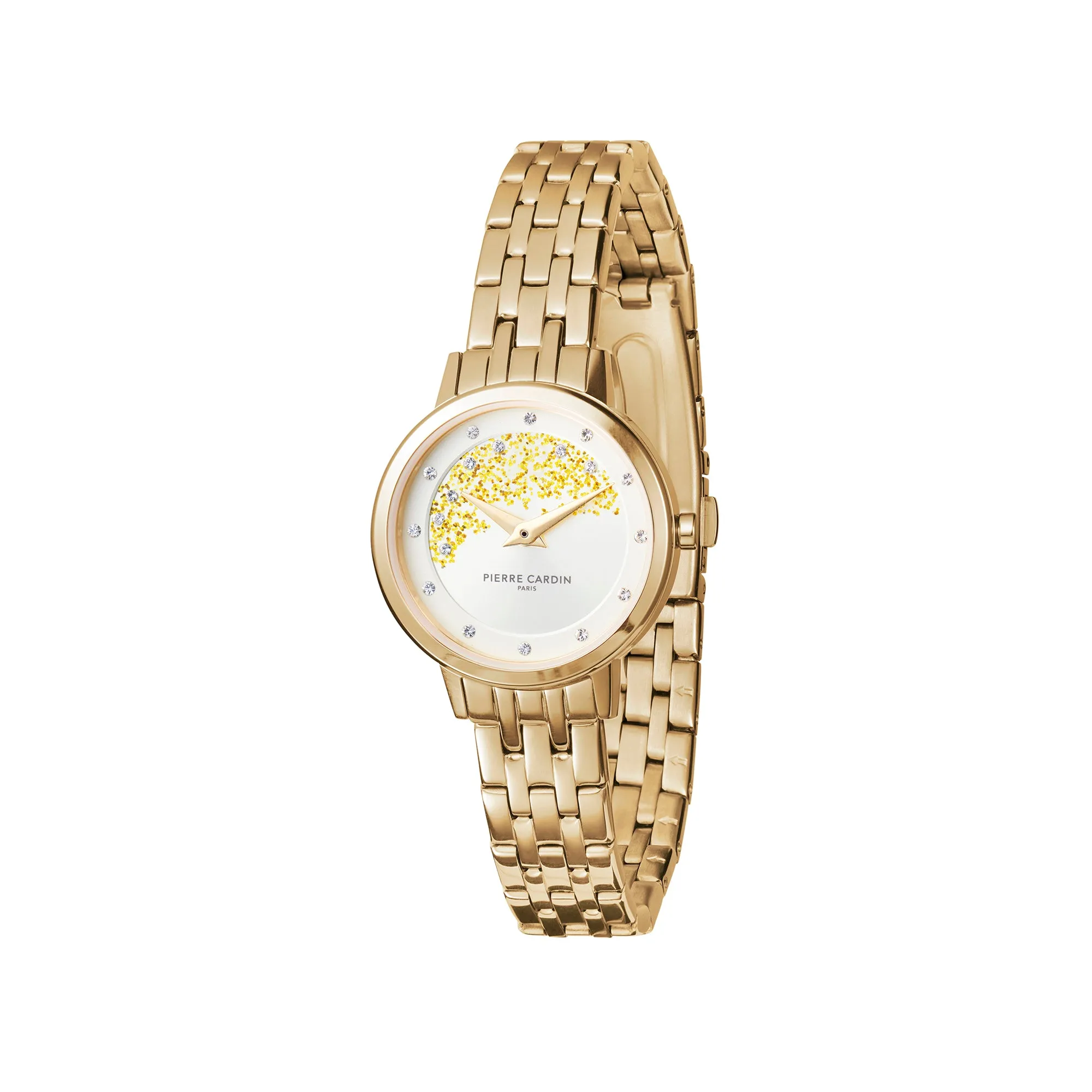 Goutte d'Or Lustre Ladies Gold Watch with Champagne Dial
