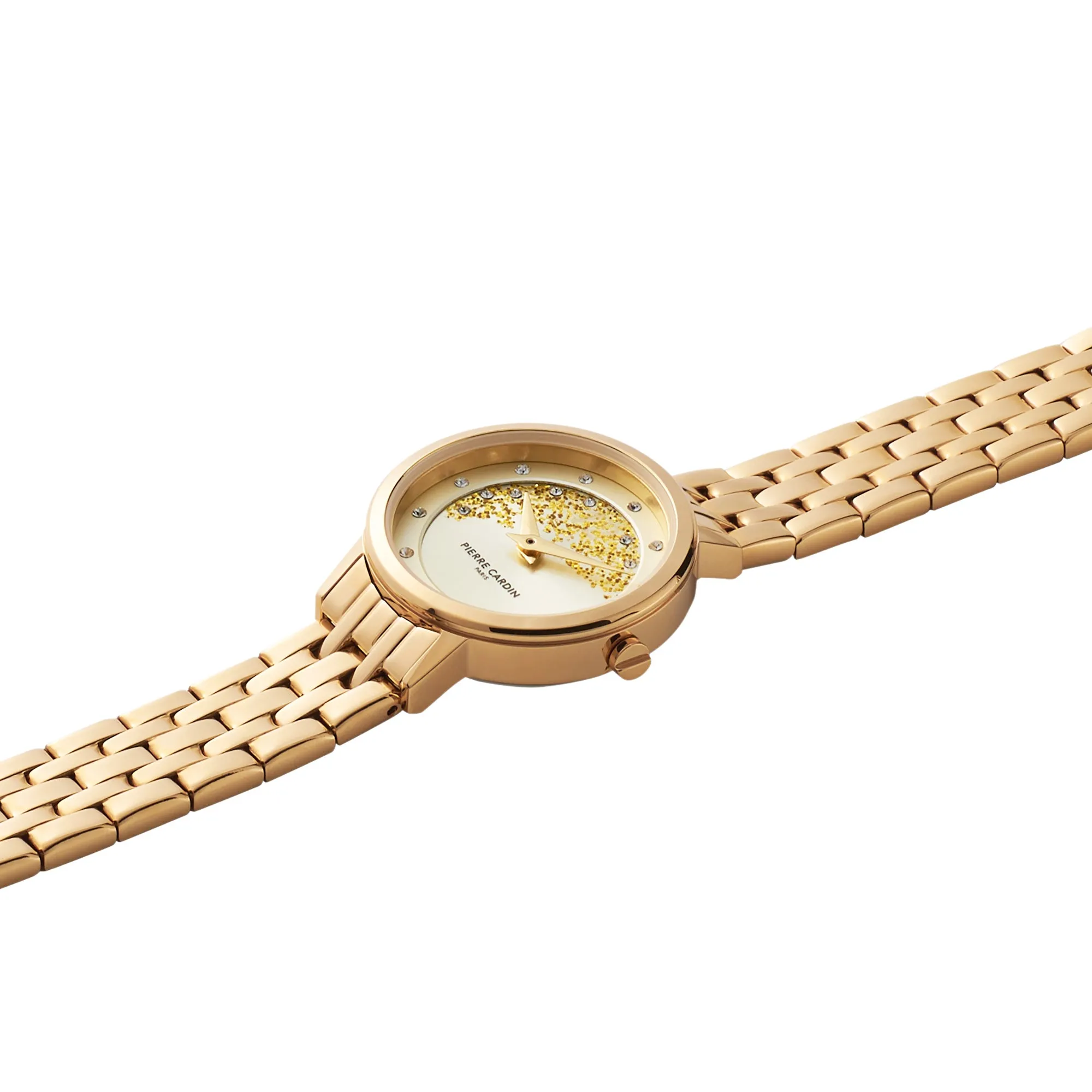 Goutte d'Or Lustre Ladies Gold Watch with Champagne Dial