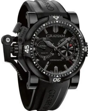Graham Chronofighter Oversize Diver Deep Black D