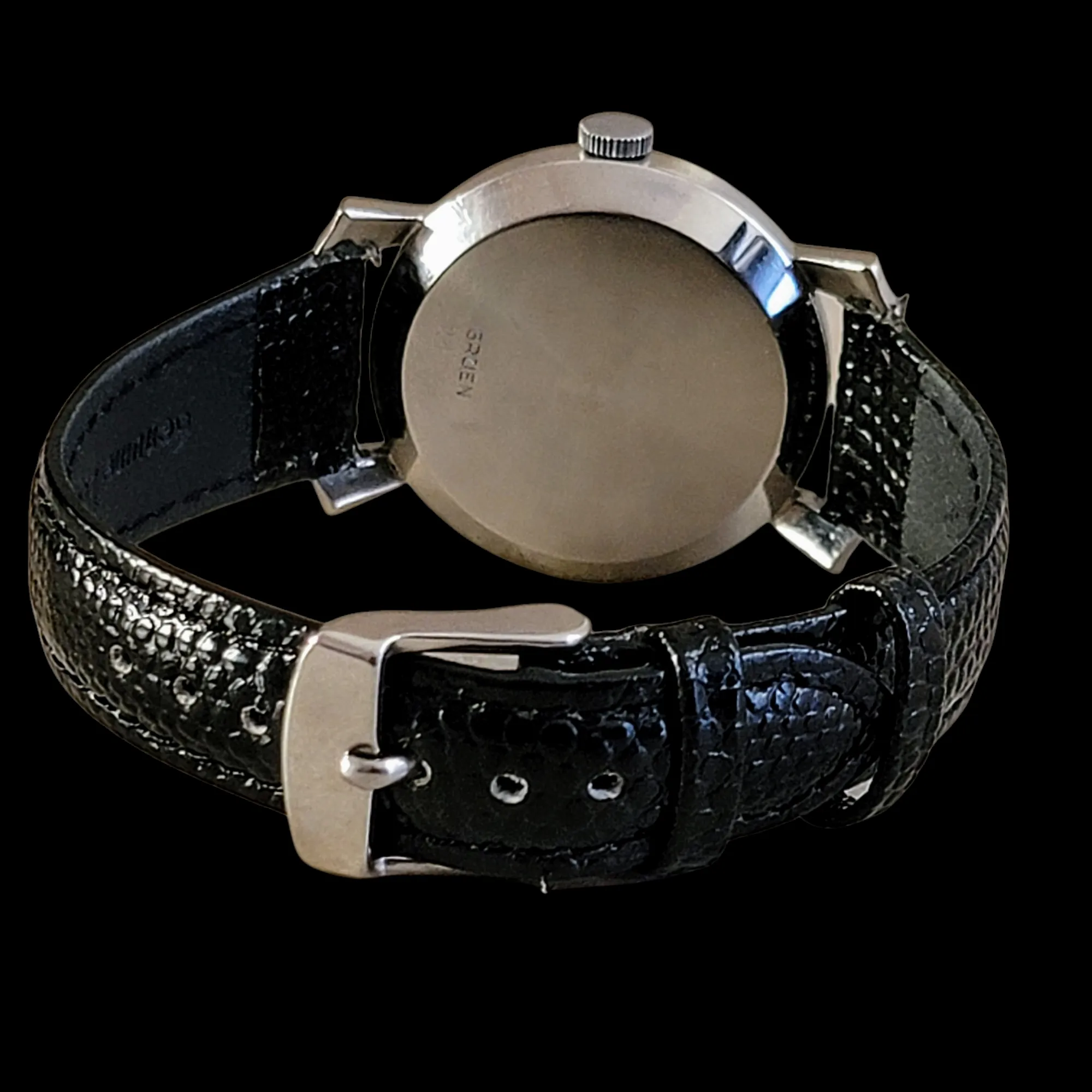 GRUEN Precision Alarm Wristwatch Ref. 910SS Cal. Langendorf 1244