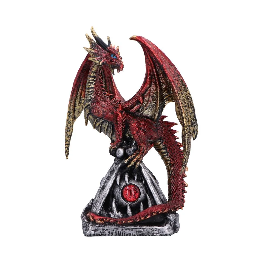 Guardians Gaze a The Fierce Flame Dragon Sentinel Figurine