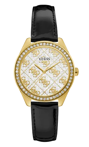 Guess Ladies Black/Gunmetal Analog Watch - GW0098L3