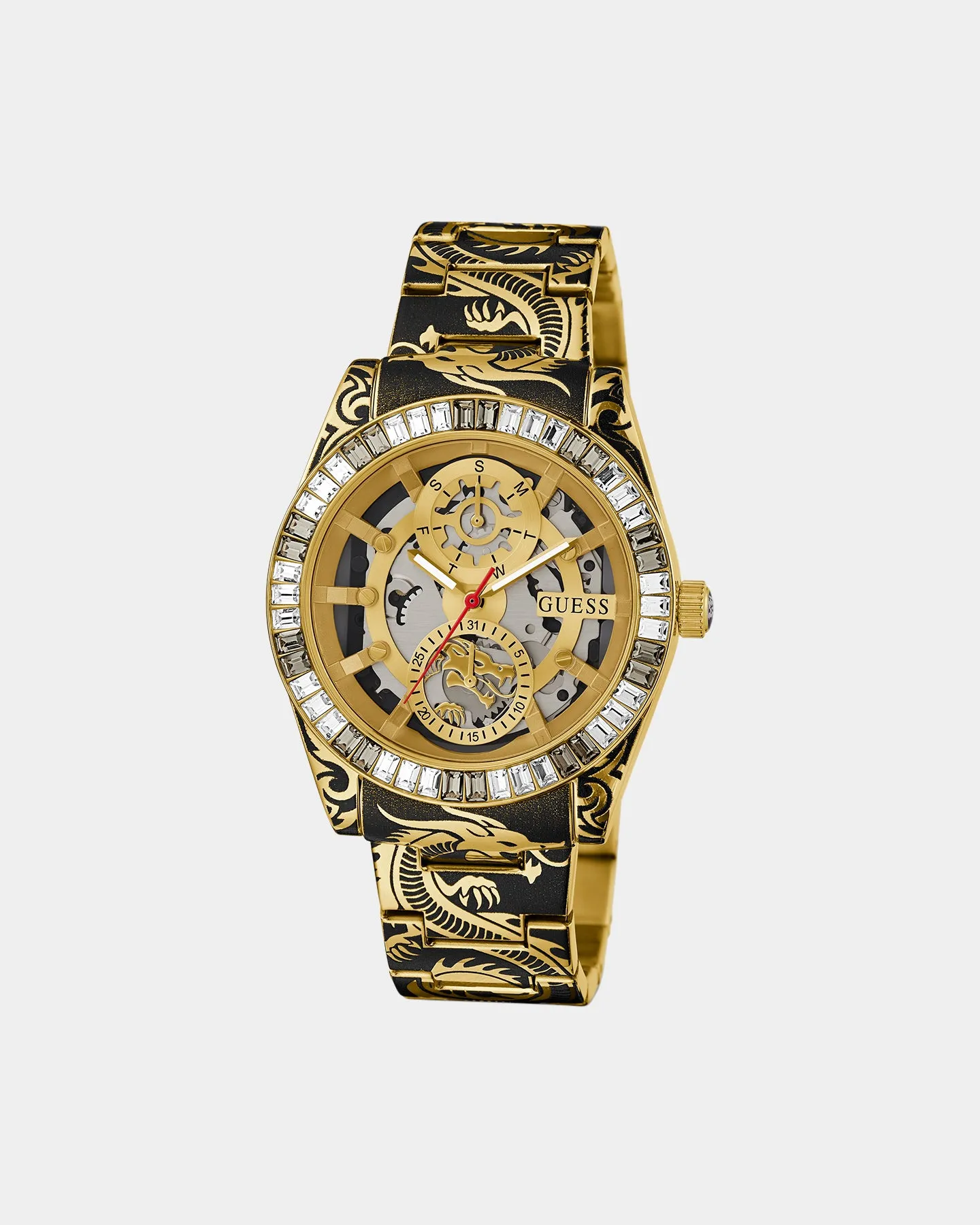 Guess Mainline Women's Dragon Watch Gold