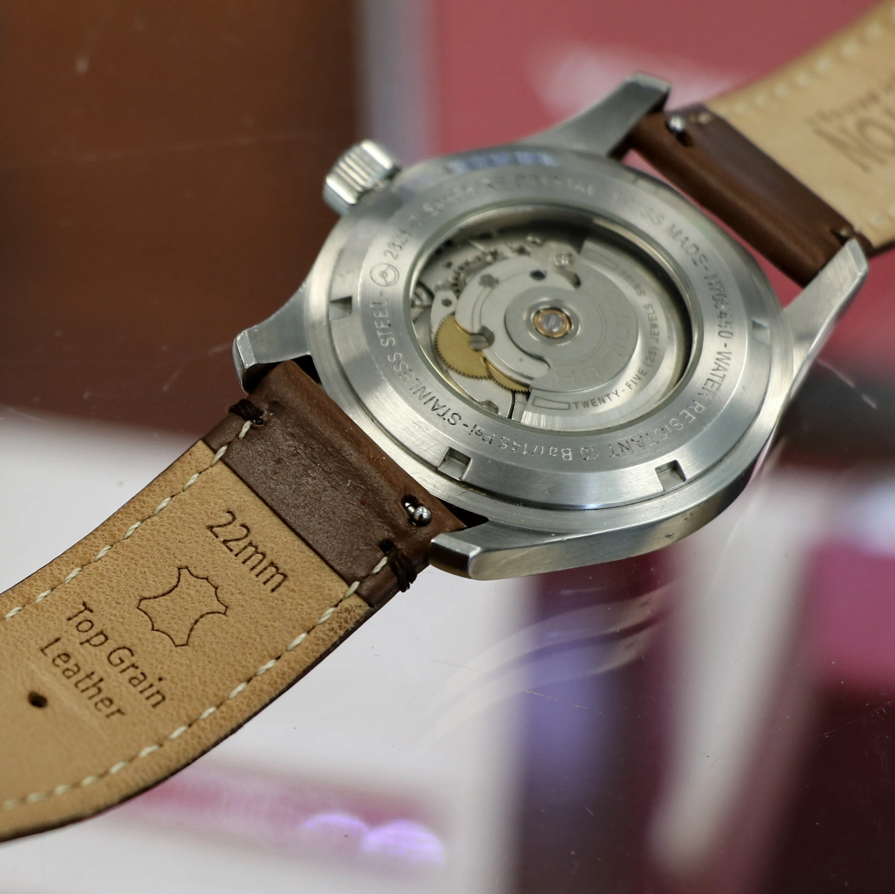 HAMILTON Khaki Field Automatic 42mm Watch H705450 ETA 2824-2 24-Hour Dial Wristwatch
