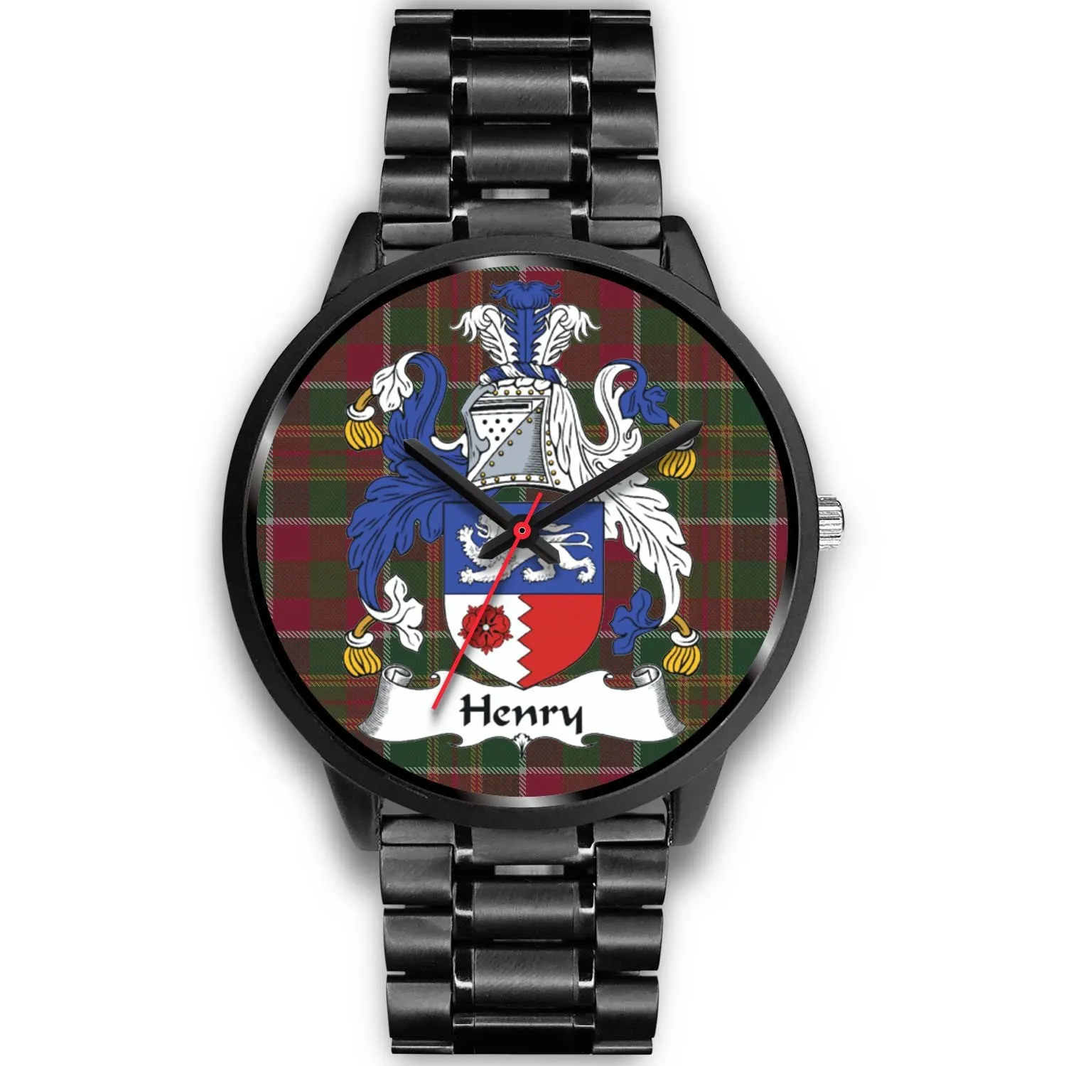 Henry Clan Badge Tartan Black Watch